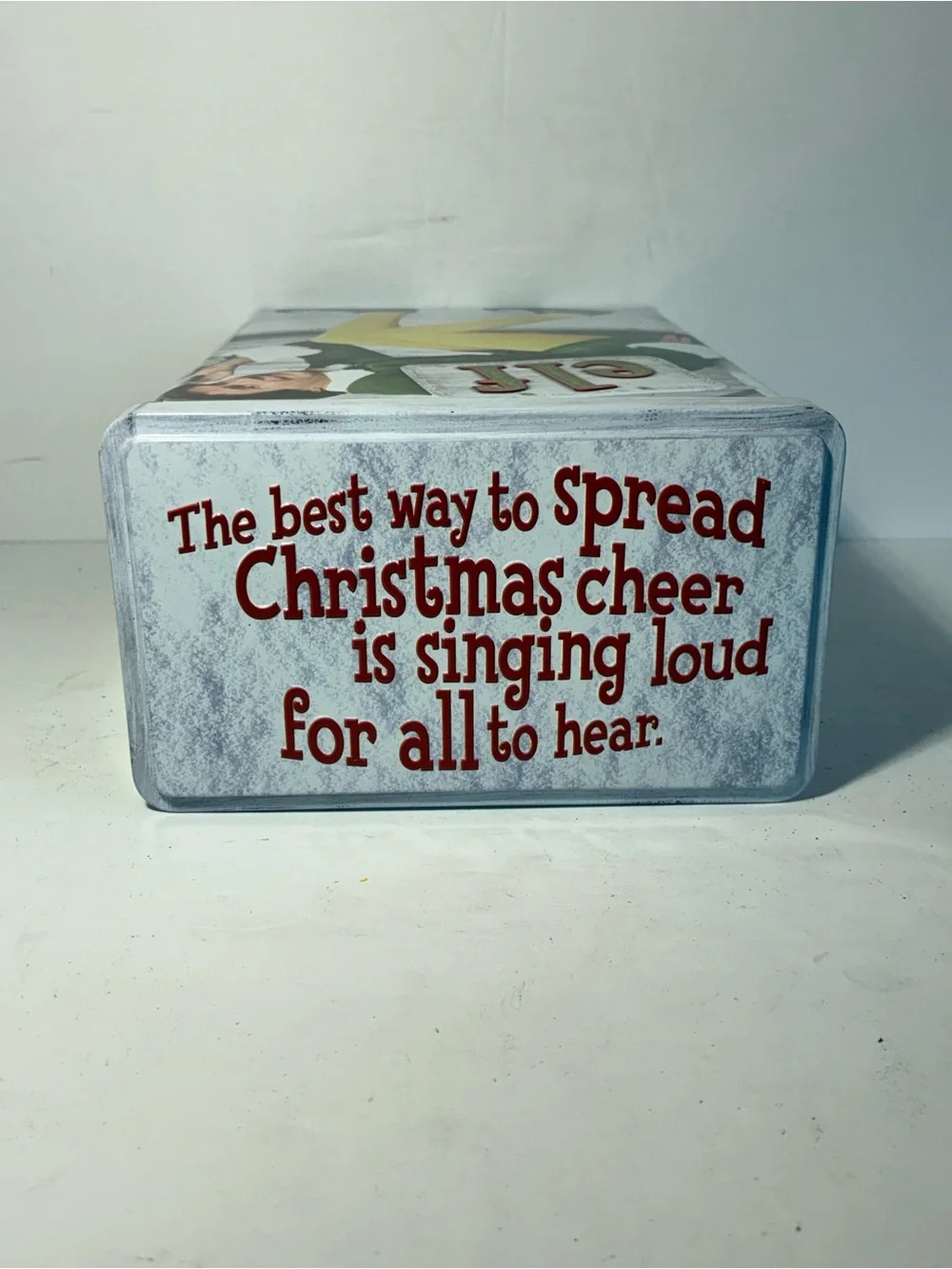Elf Buddy the Elf 2010 Movie Collectible Metal Tin Storage Box